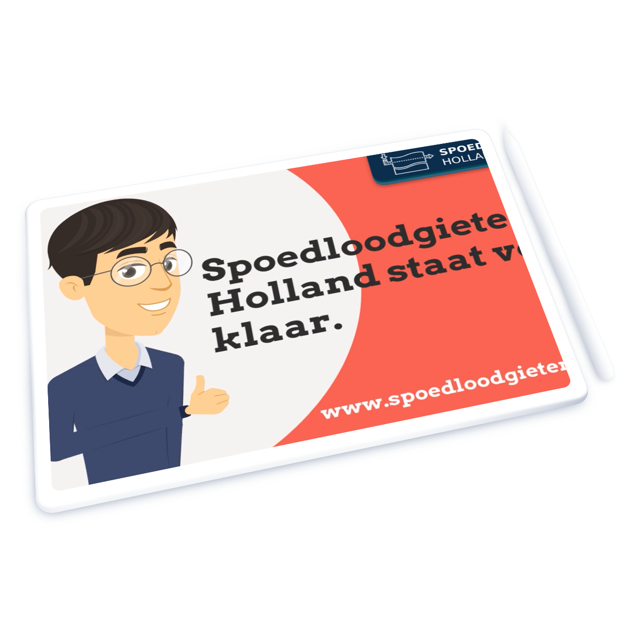 Animatievideo Spoedloodgieter Holland