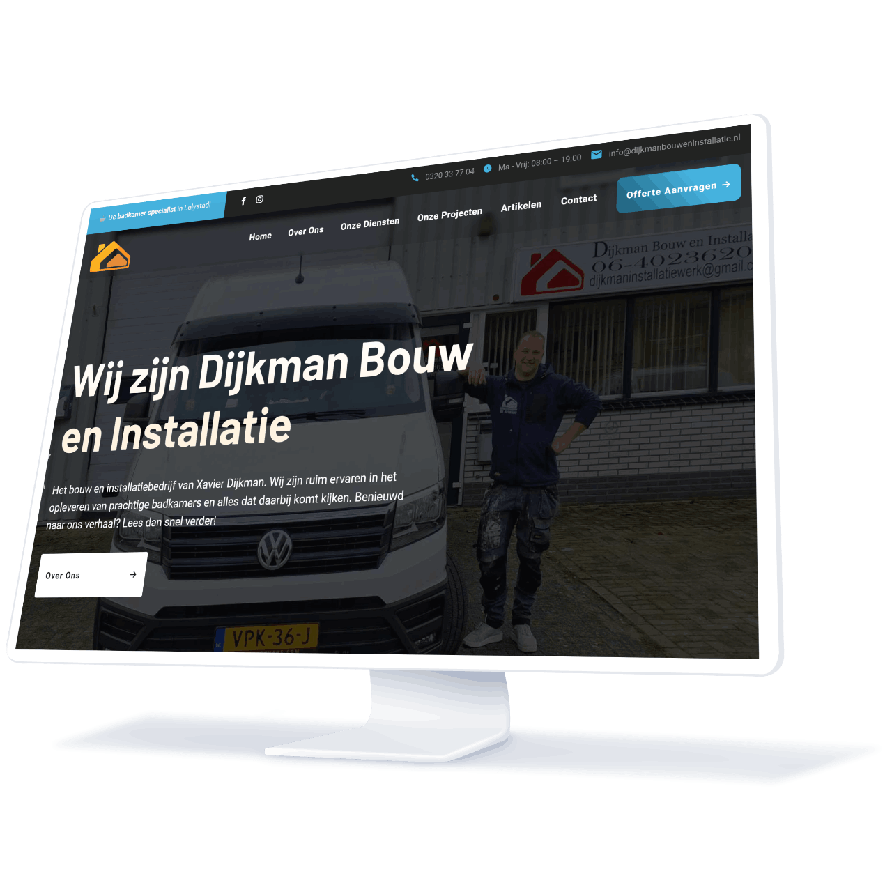 Website Dijkman Bouw en Installatie